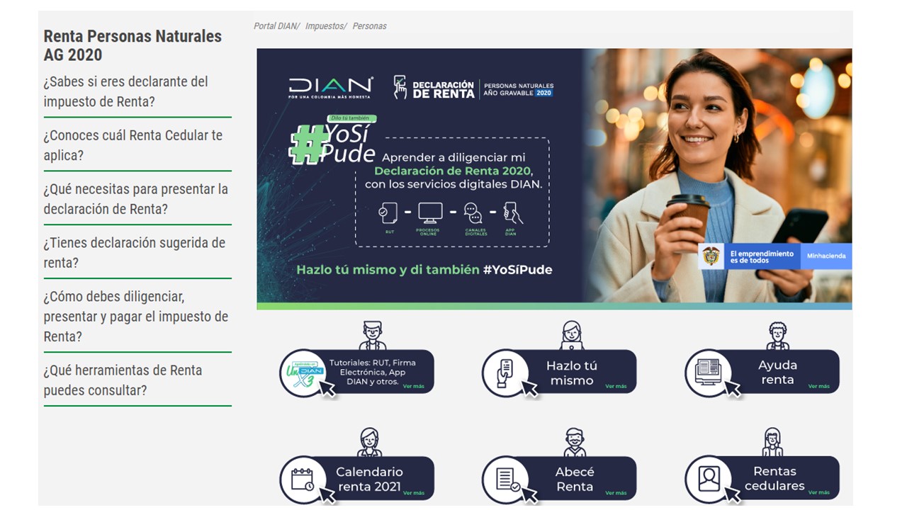 Dian alista servicios digitales para presentar anticipadamente la